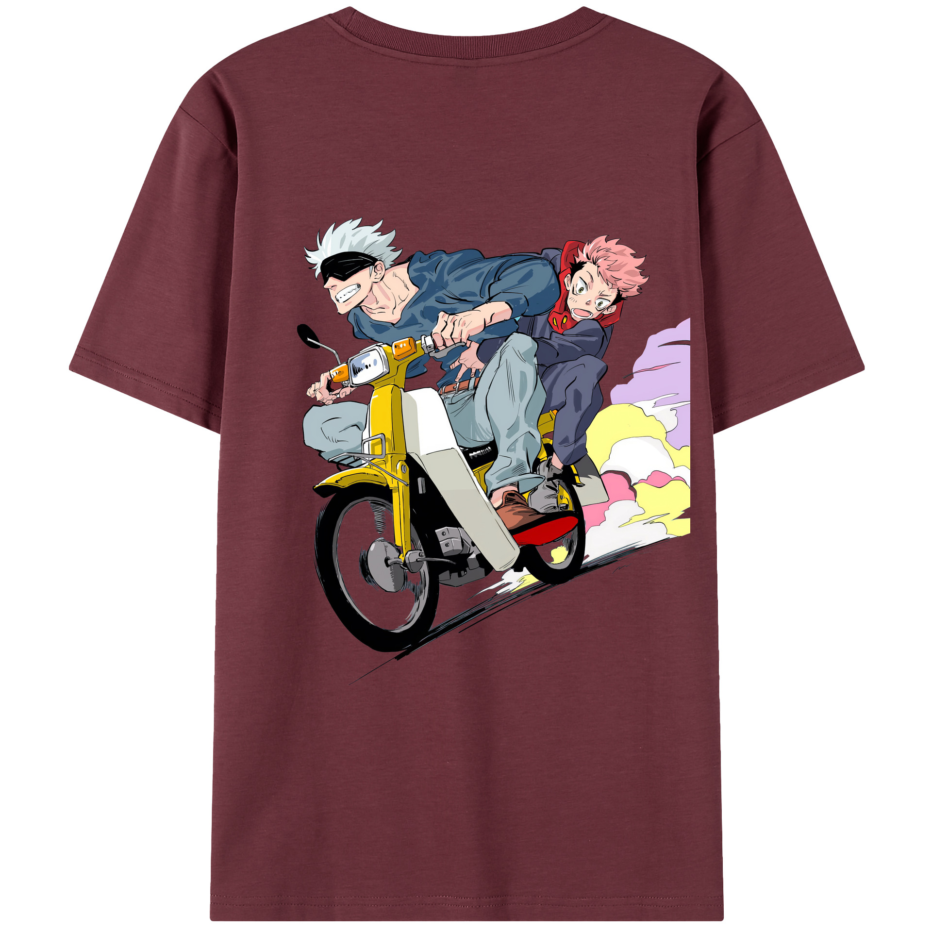 （画像用） 呪術廻戦 Jujutsu Kaisen 綿100％半袖Tシャツ（背面プリント）